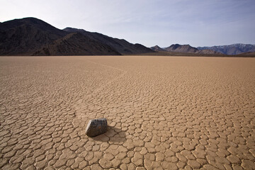 Racetrack Playa Moving Rock