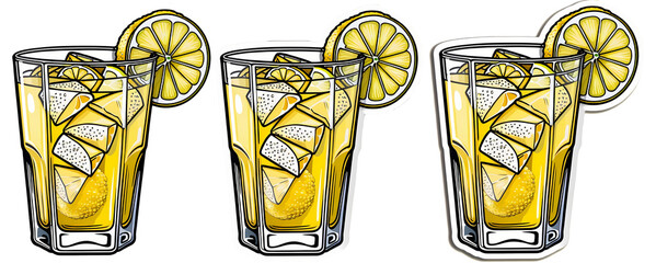 Zesty Limoncello Spritz Illustration
