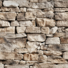 Fototapeta premium Seamless Tilable Stone Wall Texture Pattern