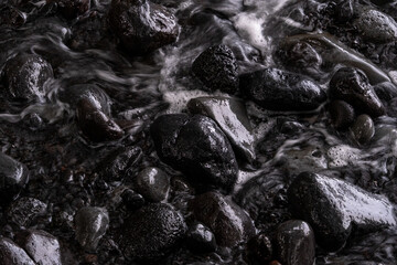 Close Up Beach Stones