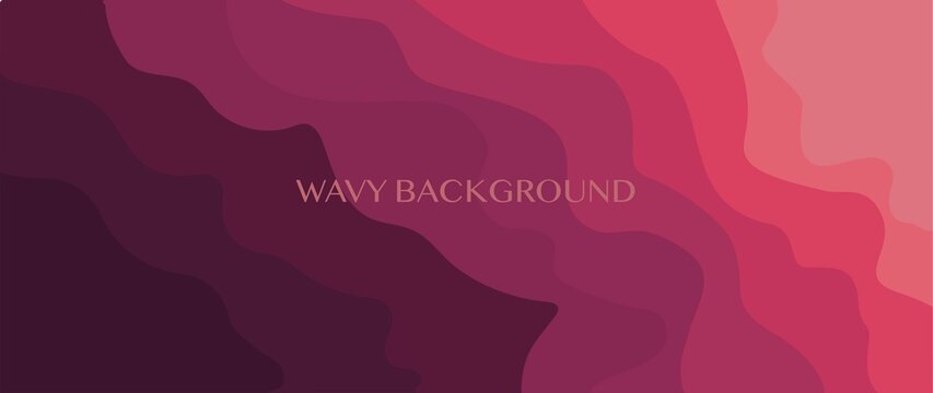Flat wavy background. The picture shows a gradient transition from dark to light. Suitable for banners, presentations, screensavers, flyers, posters and invitations.