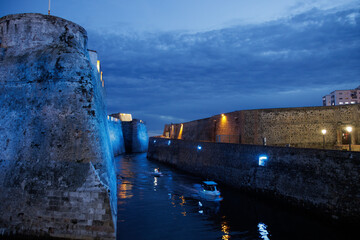 Moat of the Royal Walls of Ceuta, in Spain