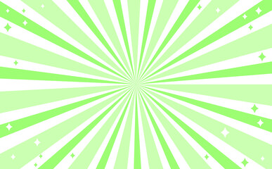 黄緑色の放射線状背景素材
