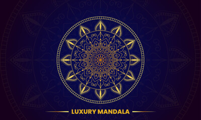 Creative Modern Vector Luxury Mandala Design Template