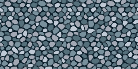 Stones vector seamless pattern. Bright stained glasses repeated background. Decorative tiles wallpapers for interior design, fashion. abstract endless texture with grey colored broken fragments.