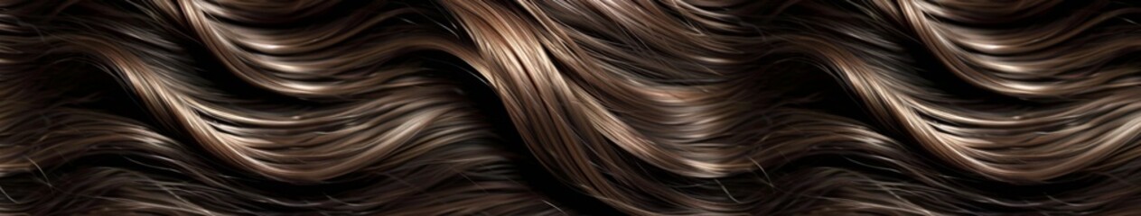 Close Up of Wavy Hair Pattern