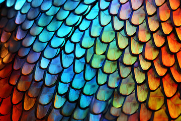 Macro Transportative Eye-Candy: Magnificent Mosaic Texture of Butterfly Wings Exploding in a Riot...