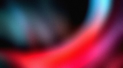 Vibrant grainy gradient abstract background blue red purple glowing color shape on black background colorful poster web banner design