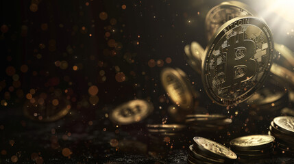 Image: Falling Euro Coins in Glass Jar