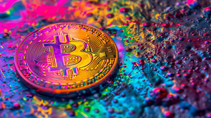 Blue and yellow euro coins with gold and blue colors, representing currency and wealth in finance and economy