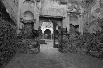 Fototapeta premium Interior de convento en ruinas