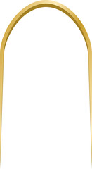 golden islamic frame arch decoration