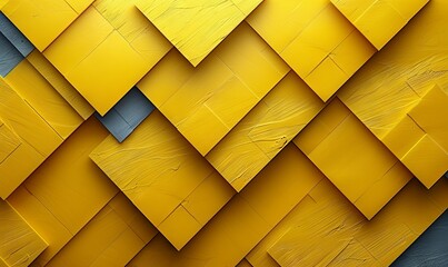 abstract yellow background with strips, in the style of graphic design poster art, geometry-inspired, flat and graphic, realistic. Generative AI