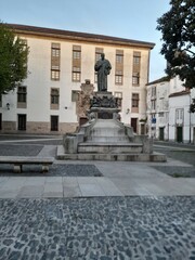 Fototapeta na wymiar Plaza de Mazarelos en Santiago de Compostela, Galicia