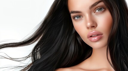 Fototapeta premium A flowing, supple hair bust
