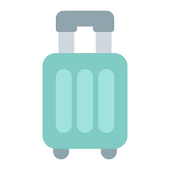 This is the Suitcase icon from the Hotel icon collection with an Color style