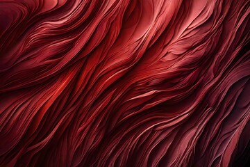 Macro 3d vibrant dark-red smooth textured background