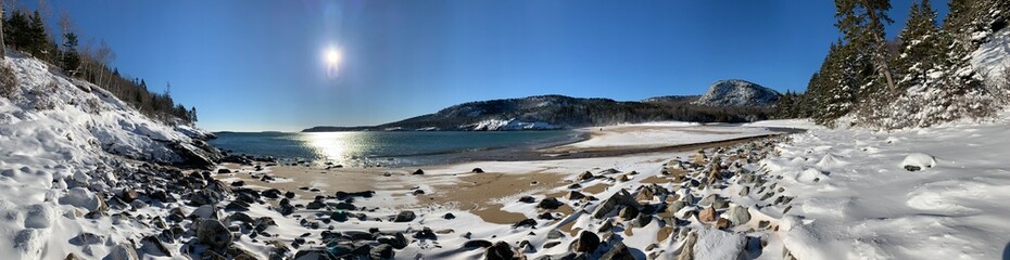winter mountain landscape