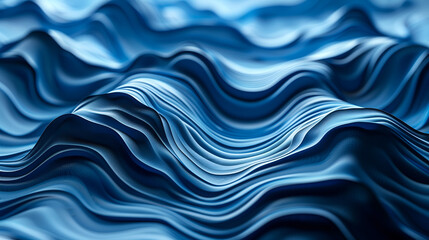 abstract blue wave for  background