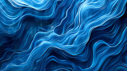 Obraz premium abstract blue wave for background