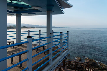 Seascape with the observatory