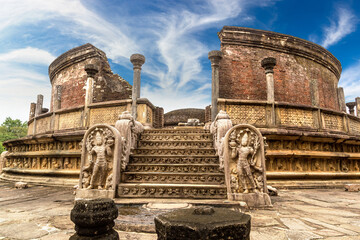 Naklejka premium Vatadage in Polonnaruwa