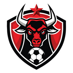 Bull head logo vector illustration and artwork