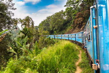 Train in  Nuwara Eliya, Sri Lanka