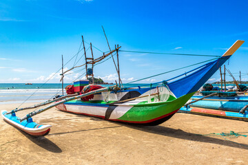 Fototapeta premium Fishing boat in Sri Lanka