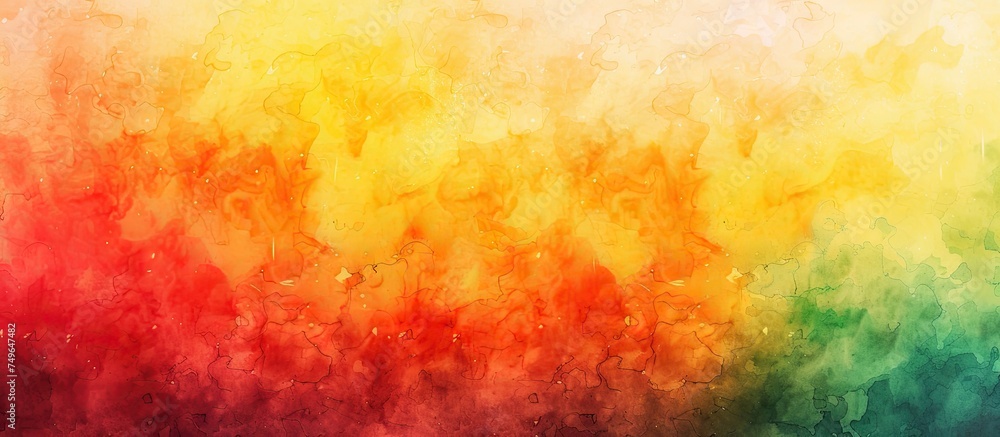 Poster a multicolored background featuring a vibrant watercolor gradient in a plethora of different colors.