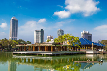Seema Malakaya Temple in Colombo