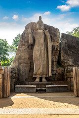Avukana temple  in Sri Lanka