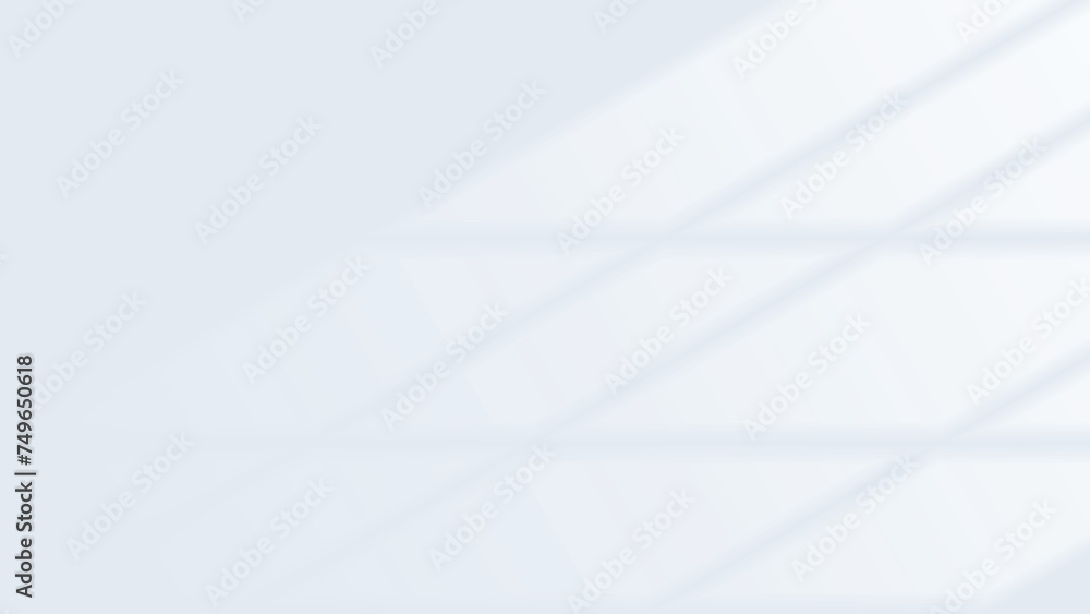 Wall mural gray background for product presentation with shadow and light from windows