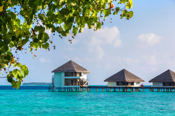 Water Villas (Bungalows) in the Maldives - 749651210