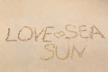 Love is written on sand