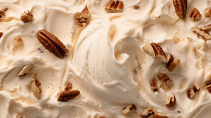 Butter Pecan ice cream texture