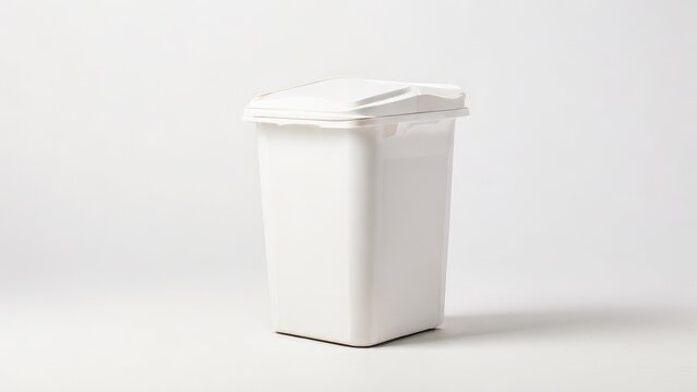white plastic container