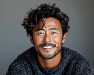 Happy Smiling Asian Man