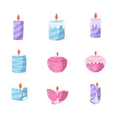 Candle hand drawn vector illustration
