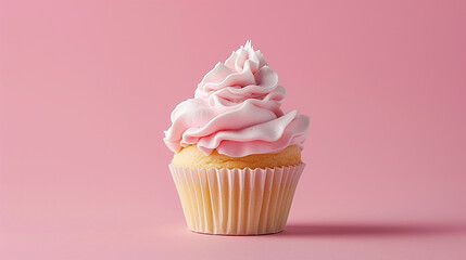 Cute and delicious cupcakes closeup image