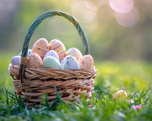 Easter bunny and Easter Eggs