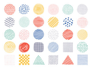 手描きの模様の飾りとフレーム