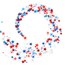 Patriotic Stars in Circular Formation