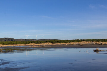 Wind Turbines along the shoreline