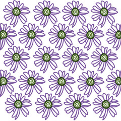Purple Flower Pattern