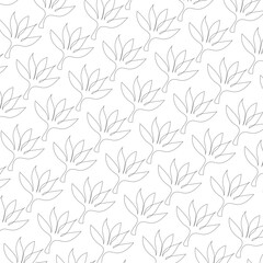 Vector seamless floral pattern.