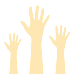 vector human hands hand drawn