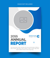 Medical health clinic doctor annual report dentist template design