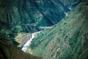Terraced fields
