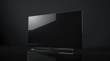 TV screen with reflection